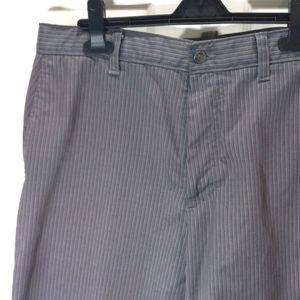 Callaway Sz 34 Grey Striped Mens  Golf Shorts